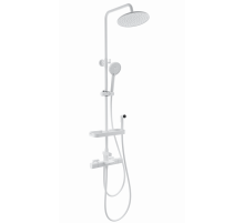 Душевая система с термостатом WONZON & WOGHAND, Белый матовый (WW-C3017-A1-MW)