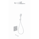 Душевая система с термостатом встраиваемая WONZON & WOGHAND, Белый матовый (WW-B4005-MW)