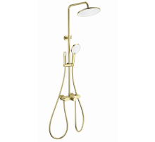 Душевая система с термостатом WONZON & WOGHAND, Брашированное золото (WW-B4113-BG)