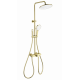 Душевая система с термостатом WONZON & WOGHAND, Брашированное золото (WW-B4113-BG)