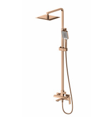 Душевая система WONZON & WOGHAND DIAMOND, Брашированное розовое золото (WW-88739011-BRG)