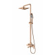 Душевая система WONZON & WOGHAND DIAMOND, Брашированное розовое золото (WW-88739011-BRG)