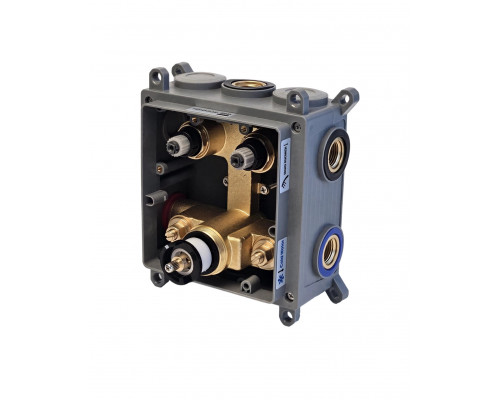 Скрытая часть термостатического смесителя на 2 потребителя WONZON & WOGHAND (WW-INB322A)