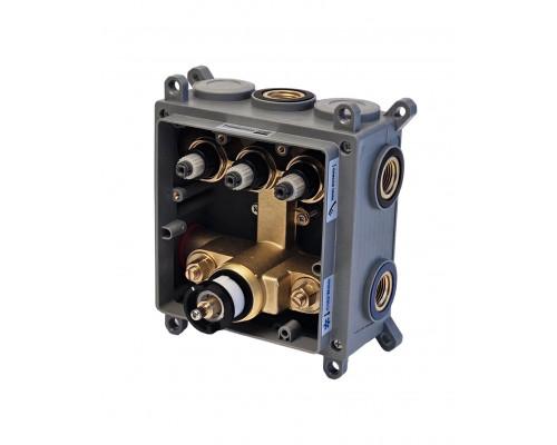 Скрытая часть термостатического смесителя на 3 потребителя WONZON & WOGHAND (WW-INB323A)