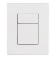 Кнопка смыва для инсталляции пневматическая WONZON & WOGHAND, Белый матовый (WW-IB256-MW)