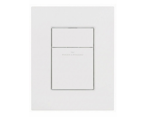 Кнопка смыва для инсталляции пневматическая WONZON & WOGHAND, Белый матовый (WW-IB256-MW)