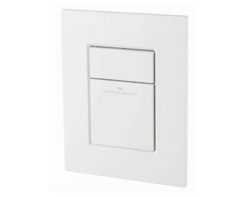 Кнопка смыва для инсталляции пневматическая WONZON & WOGHAND, Белый матовый (WW-IB256-MW)