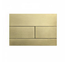 Кнопка смыва для инсталляции WONZON & WOGHAND, Брашированное золото (WW-IB235-BG)