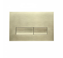 Кнопка смыва для инсталляции WONZON & WOGHAND, Брашированное золото (WW-IB224-BG)