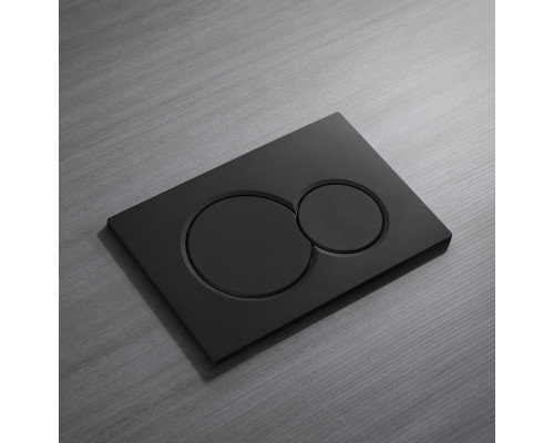 Кнопка смыва для инсталляции WONZON & WOGHAND, Черный матовый (WW-IB232-MB)