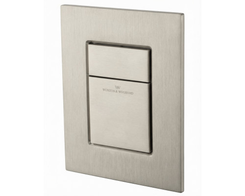 Кнопка смыва для инсталляции пневматическая WONZON & WOGHAND, Брашированный никель (WW-IB256-BN)