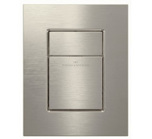 Кнопка смыва для инсталляции пневматическая WONZON & WOGHAND, Брашированный никель (WW-IB256-BN)