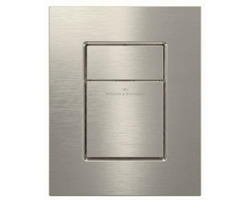 Кнопка смыва для инсталляции пневматическая WONZON & WOGHAND, Брашированный никель (WW-IB256-BN)