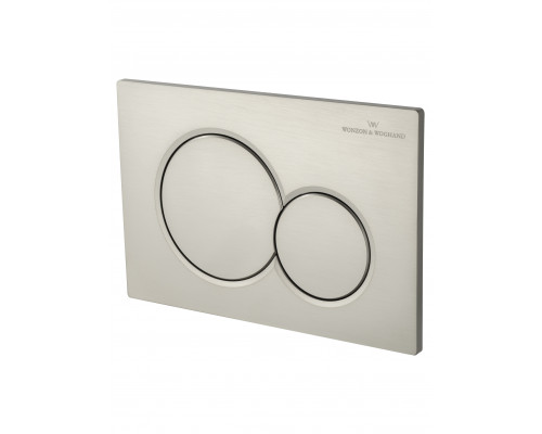 Кнопка смыва для инсталляции механическая WONZON & WOGHAND, Брашированный никель (WW-IB232-BN)