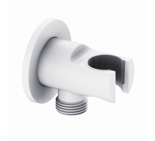 Шланговое подключение с держателем WONZON & WOGHAND, Белый матовый (WW-HZ2319-MW)