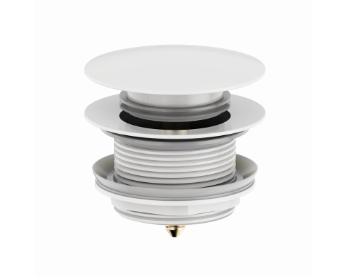 Донный клапан для ванны WONZON & WOGHAND, Черный матовый (WW-SS105-MW)