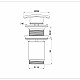 Донный клапан для раковины WONZON & WOGHAND, Белый матовый (WW-88SS08-MW)