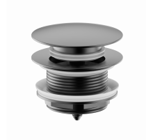 Донный клапан для ванны WONZON & WOGHAND, Темный графит (WW-SS105-BGM)