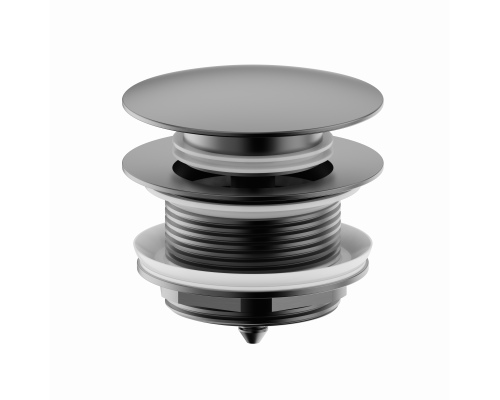 Донный клапан для ванны WONZON & WOGHAND, Темный графит (WW-SS105-BGM)