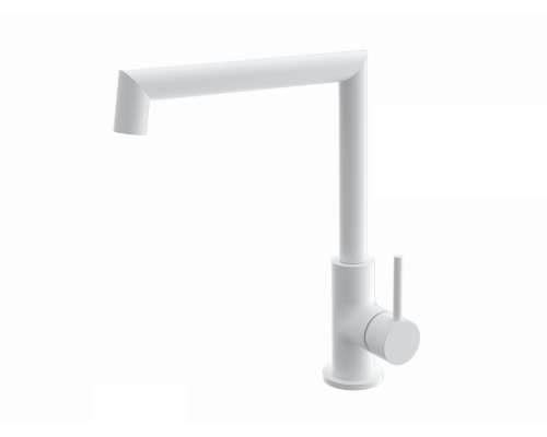 Смеситель для кухни WONZON & WOGHAND, Белый матовый (WW-L1005-MW)