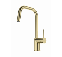 Смеситель для кухни WONZON & WOGHAND, Брашированное золото (WW-6018-BG)