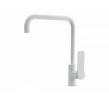 Смеситель для кухни WONZON & WOGHAND, Белый матовый (WW-L1006-MW)