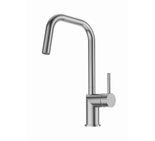 Смеситель для кухни WONZON & WOGHAND,  Брашированный никель (WW-6018-BS)