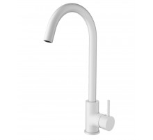 Смеситель для кухни WONZON & WOGHAND, Белый матовый (WW-A21102-MW)