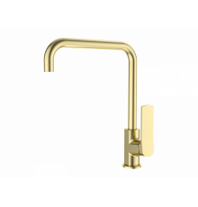 Смеситель для кухни WONZON & WOGHAND, Брашированное золото (WW-L1006-BG)