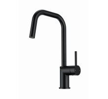 Смеситель для кухни WONZON & WOGHAND, Черный матовый (WW-6018-MB)