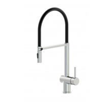 Смеситель для кухни с гибким изливом WONZON & WOGHAND, Брашированный никель (WW-88438003-BN)