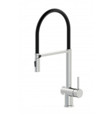 Смеситель для кухни с гибким изливом WONZON & WOGHAND, Брашированный никель (WW-88438003-BN)