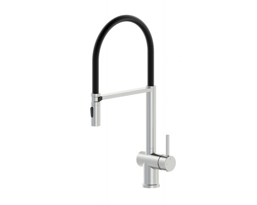 Приобрести Смеситель для кухни с гибким изливом WONZON & WOGHAND, Брашированный никель (WW-88438003-BN) в магазине сантехники Santeh-Crystal.ru