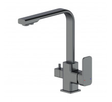 Смеситель для кухни с подключением фильтра WONZON & WOGHAND, Темный графит (WW-88458004-BGM)