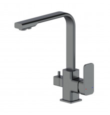 Смеситель для кухни с подключением фильтра WONZON & WOGHAND, Темный графит (WW-88458004-BGM)