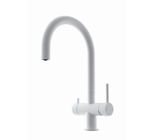 Смеситель для кухни c подключением фильтра WONZON & WOGHAND, Белый матовый (WW-3211-MW)