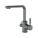 Смеситель для кухни с подключением фильтра WONZON & WOGHAND, Темный графит (WW-88458003-BGM)