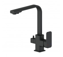 Смеситель для кухни с подключением фильтра WONZON & WOGHAND, Черный матовый (WW-88458004-MB)