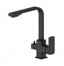 Смеситель для кухни с подключением фильтра WONZON & WOGHAND, Черный матовый (WW-88458004-MB)
