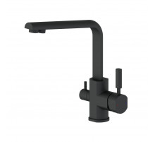 Смеситель для кухни с подключением фильтра WONZON & WOGHAND, Черный матовый (WW-88458003-MB)