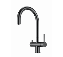 Смеситель для кухни c подключением фильтра WONZON & WOGHAND, Темный графит (WW-3211-BGG)