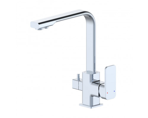 Заказать Смеситель для кухни с подключением фильтра WONZON & WOGHAND, Хром (WW-88458004-CR) в магазине сантехники Santeh-Crystal.ru