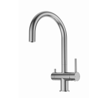 Смеситель для кухни c подключением фильтра WONZON & WOGHAND, Брашированный никель (WW-3211-BS)