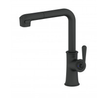 Смеситель для кухни с выдвижным изливом WONZON & WOGHAND, Черный матовый (WW-88439008A-MB)