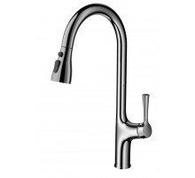 Смеситель для кухни с выдвижным изливом WONZON & WOGHAND, Хром (WW-AE54123-CR)