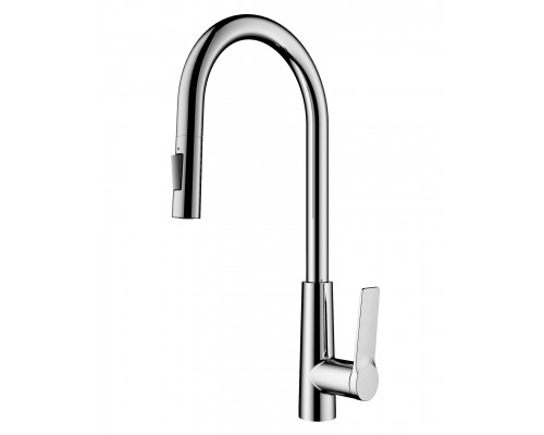 Купить Смеситель для кухни с выдвижным изливом WONZON & WOGHAND, Хром (WW-A20782-CR) в магазине сантехники Santeh-Crystal.ru