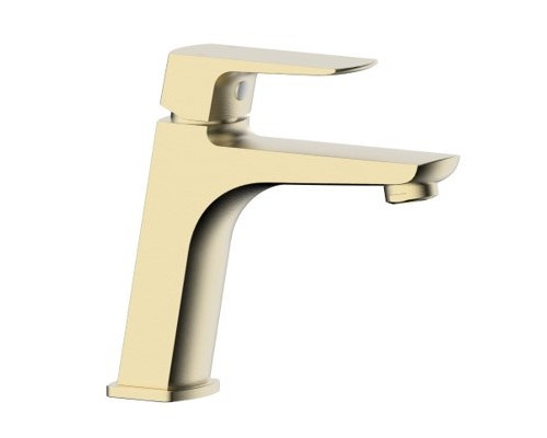 Смеситель для раковины WONZON & WOGHAND FORZA, Брашированное золото (WW-139031-BG)