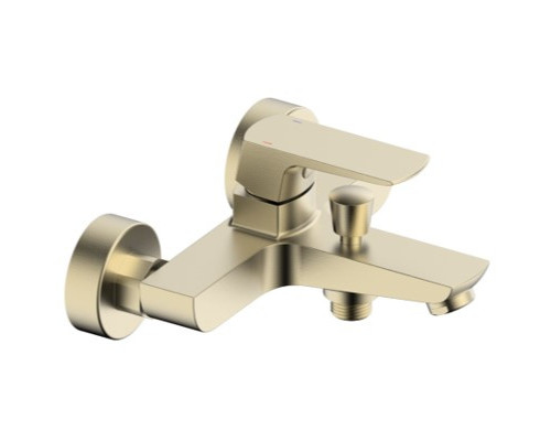 Смеситель для ванны с душем WONZON & WOGHAND FORZA, Брашированное золото (WW-639031-1-BG)