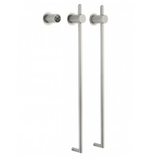 Полотенцесушитель электрический встраиваемый WONZON & WOGHAND LEIPZIG, Брашированный никель (WW-AL3621-BN)