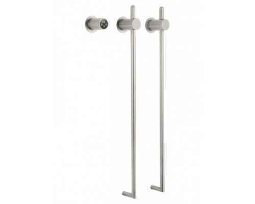 Полотенцесушитель электрический встраиваемый WONZON & WOGHAND LEIPZIG, Брашированный никель (WW-AL3621-BN)